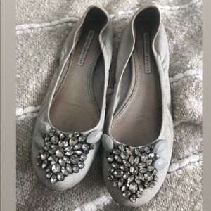 Vera Wang Lavender Lexi Rosa Jeweled Ballet Flats